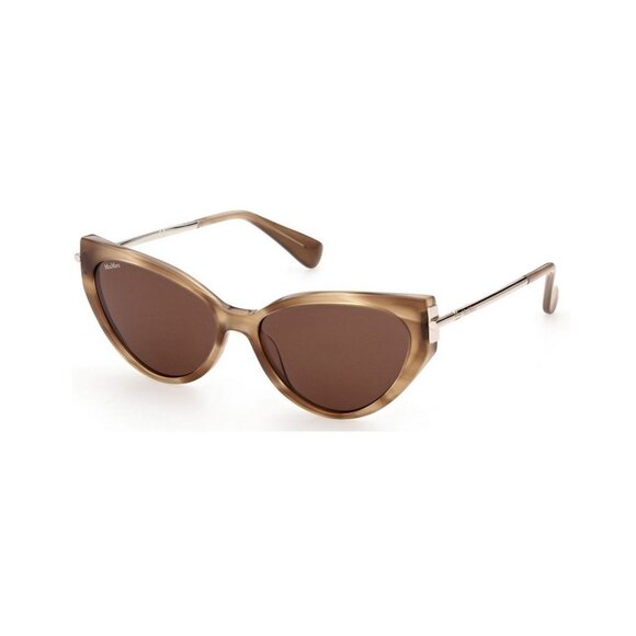 MAX MARA MM0028-56E-57 Sunglasses Size 57mm 135mm 15 brown stripe SUNGLASSES
